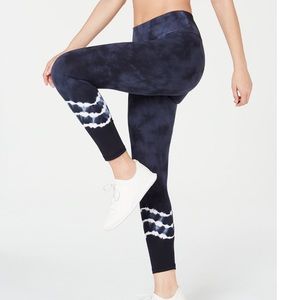 Ideology woman’s Tie Dyed Leggings Navy size XS